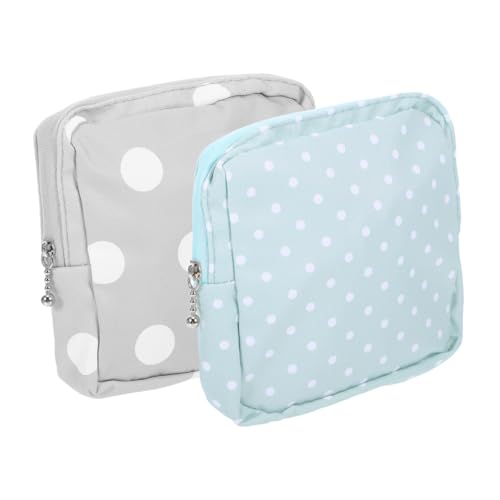 PEPLAYTAL 2 Stück Sanitary Pad Pouch aus Robustem Oxford Kompakte Aufbewahrungstasche für Damenbinden und Leicht und Tragbar Modisch für Teenager und Frauen als von PEPLAYTAL