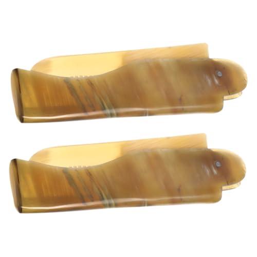 PEPLAYTAL 2stücke Faltbare Reisehaarkämme Für Frauen Tragbarer Stylingkamm Mit Massagefunktion Kompaktes Design Aus Hornähnlichem Material Für Unterwegs Haarpflege von PEPLAYTAL