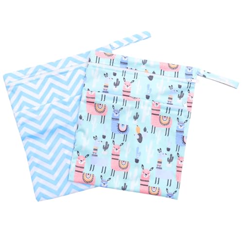 PEPLAYTAL 2stücke wasserdichte Wickeltasche Mit Reißverschluss Wiederverwendbare Aufbewahrungstasche Für Windeln Fitness-Organizer Für Reisen Strand Yoga Und Mehr von PEPLAYTAL