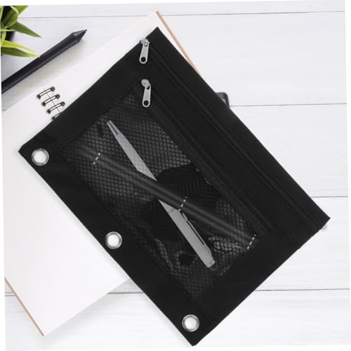 PEPLAYTAL 3 Stück Teiliges Oxford Stiftetui Transparenter Vielseitiger Dokumenten Organizer für Büro Schule und Reise Robustes Federmäppchen für Saubere Schreibtischordnung Leicht zu von PEPLAYTAL