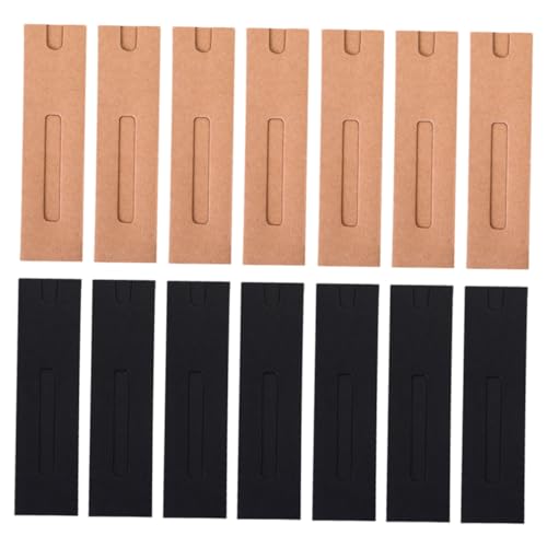 PEPLAYTAL 30 Stück Teiliges Faltbare Kraftpapier Stifttasche mit Fenster Einzelner Stiftschutzbeutel Umweltfreundliche Schreibwaren Aufbewahrung für Büro Schule Geschenkverpackung von PEPLAYTAL