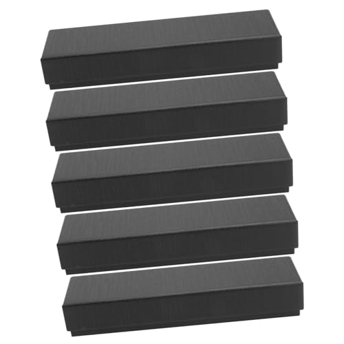 PEPLAYTAL 5 Stück Teiliges Stifte Etui Papierbox Aufbewahrungsbox Geschenkbox für Schüler mit Schwammfüllung Leichte Kompakte Stifteschachtel zum Schulstart von PEPLAYTAL