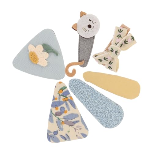 PEPLAYTAL 6 Stück Schleifen Haarnadel Süße Haar Accessoires Haarschleifen Haarschleifen Clips Rutschfeste Haarspangen Schleifen Haarnadel Schnapp Haar Accessoires von PEPLAYTAL