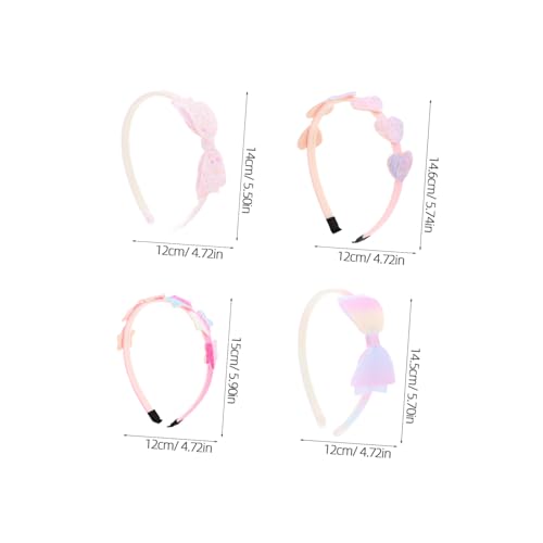 PEPLAYTAL 6 Stück Teiliges Mädchen Haarband mit Schleifen Sternen und Niedliche Haarreifen mit Kleinen Zähnen Komfortabel und Langlebig Modisches Accessoire für Kleinkinder von PEPLAYTAL