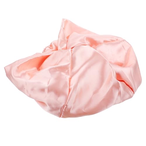 PEPLAYTAL Doppellagige Satin Schlafhaube Damen Haarkappe Verstellbar Nachtmütze Haarschutz Bonnet für Langes und Kurzes Haar Badezimmer Badekappe Sanft und Langlebig von PEPLAYTAL