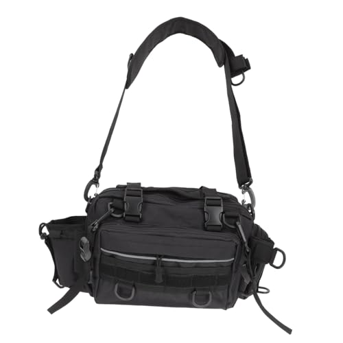PEPLAYTAL Große Multifunktionale Angeltasche Herren Outdoor Single Shoulder Bag mit Mehreren Fächern Robust Geräumig für Angelausrüstung und Zubehör von PEPLAYTAL
