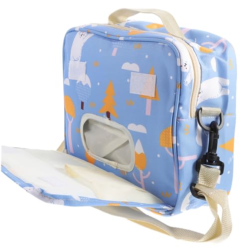 PEPLAYTAL Große Multifunktionale Wickeltasche aus Leicht zu Reinigendem Material mit Stilvoller Steppung Geräumigen Fächern und Praktischem Gepäckriemen als Reise Babygeschenk für Mütter von PEPLAYTAL