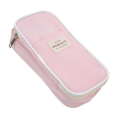 PEPLAYTAL Großes Federmäppchen mit Hoher Kapazität Robuste Stiftebox mit Fächern Vielseitiger Stifthalter für Schule und Arbeitsplatz Leicht zu Reinigen für Mädchen und Jungen von PEPLAYTAL