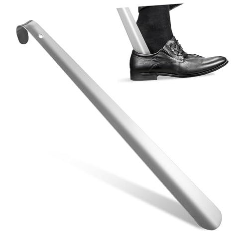 PEPLAYTAL Langstiel-schuhlöffel Aus Edelstahl Für Senioren Männer Und Frauen Metall-schuhlöffel Mit Glatten Kanten Zum Schuhe Anziehen Bücken Robust Und Langlebig Passt Für Verschiedene Schu von PEPLAYTAL