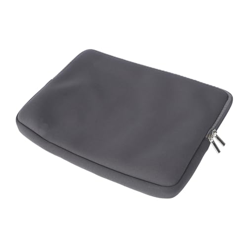 PEPLAYTAL Laptop Sleeve Gepolstert und Stoßfest mit Reißverschluss Atmungsaktivem Innenfutter Passend für Macbook Schützende Notebook Hülle in Elegantem Dunkelgrau für Business und Reisen von PEPLAYTAL