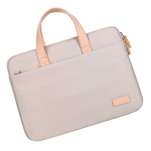 PEPLAYTAL Laptoptasche Damen Leicht Dünn mit Laptopfach Umhängetasche für Notebook Portable Computertasche für Büro Freizeit Business Einfache Schlanke Handtasche von PEPLAYTAL