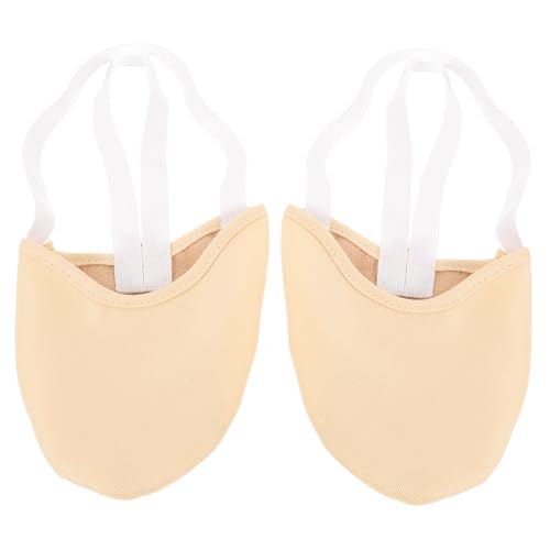 PEPLAYTAL Moderner Tanzschuh Halbe Sohle mit Zehenschutz Atmungsaktiv rutschfest Leicht Damen Ballettschuh für Yoga Training und Indoor Nutzung von PEPLAYTAL