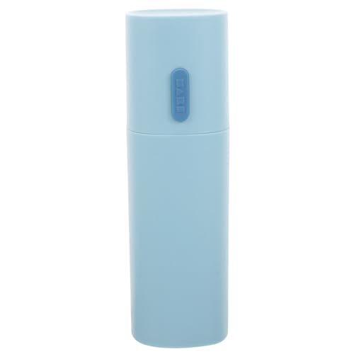 PEPLAYTAL Multifunktionales Reise Zahnbürstenetui Tragbarer Zahnbürstenhalter Reiseetui für Outdoor Camping und Alltag Praktischer Zahnpasta und Bürsten Organizer Bpa Frei Blau von PEPLAYTAL