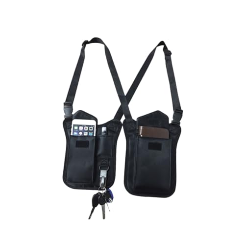 PEPLAYTAL Nylon Armpit Bag Verstellbar Diebstahl Versteckte Unterarm Schultertasche Für Herren Damen Mit Mehrfachfächern Und Atmungsaktivem Mesh Für Reisen Alltag von PEPLAYTAL