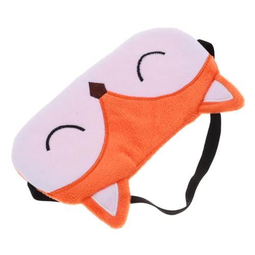 PEPLAYTAL Schlafmaske Fuchs Motiv Leichte Atmungsaktive Augenbinde für Damen und Herren Lichtdicht Bequem Verstellbar für Alltag und Reisen Weich und Hautfreundlich von PEPLAYTAL