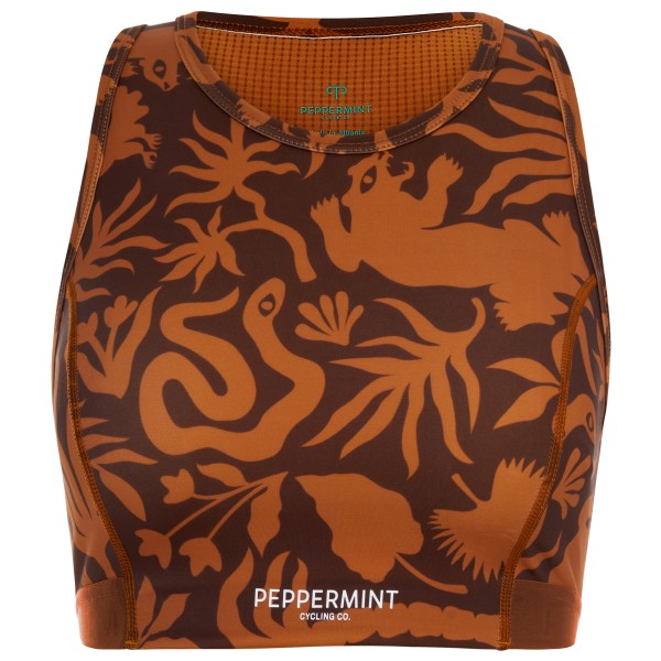 PEPPERMINT - Women's Signature High-Neck Bra - Sport-BH Gr XS braun von PEPPERMINT