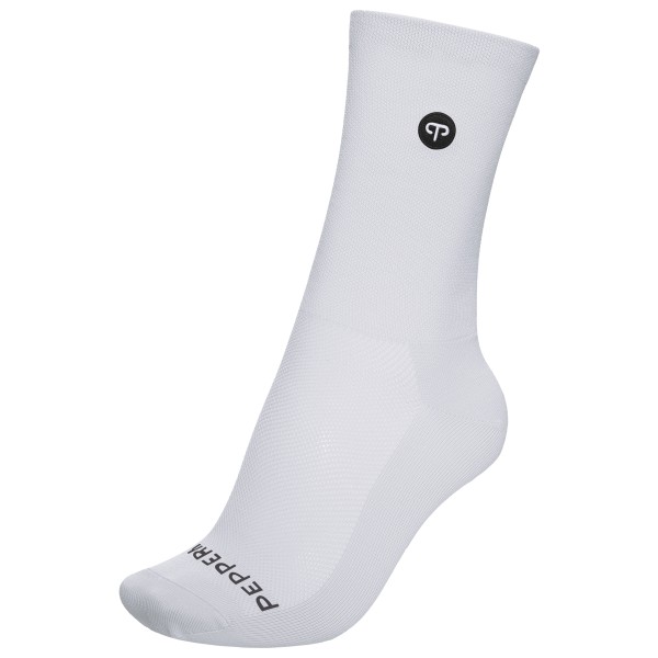 PEPPERMINT - Women's Signature Knitted Socks - Radsocken Gr M/L grau/weiß von PEPPERMINT