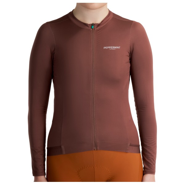 PEPPERMINT - Women's Signature Long Sleeve Jersey - Radtrikot Gr M braun von PEPPERMINT