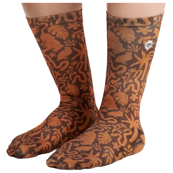 PEPPERMINT - Women's Signature Socks Print - Radsocken Gr M/L braun von PEPPERMINT
