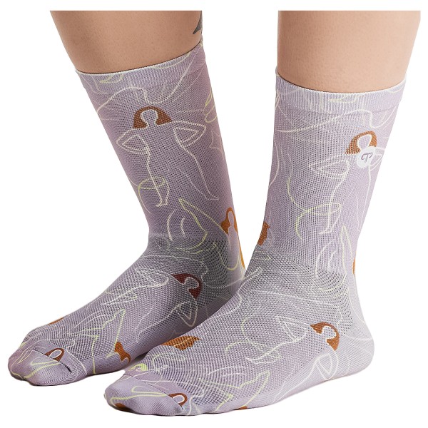 PEPPERMINT - Women's Signature Socks Print - Radsocken Gr M/L grau von PEPPERMINT
