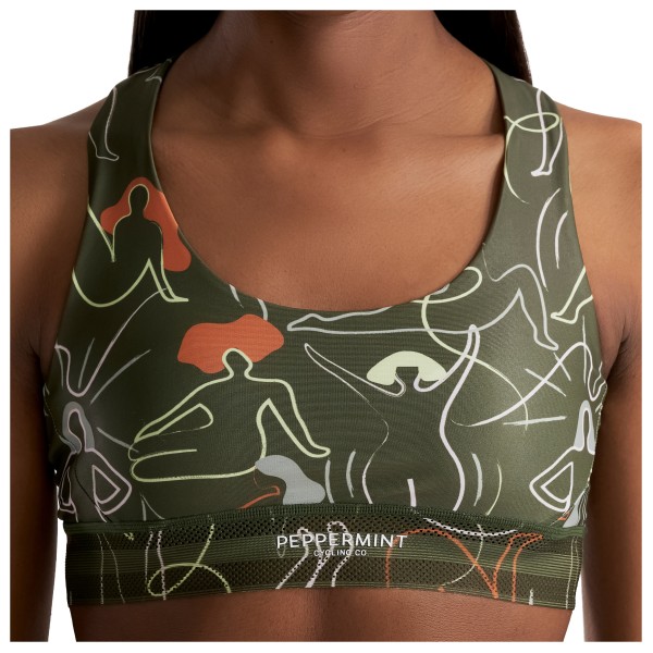 PEPPERMINT - Women's Signature Sports Bra - Sport-BH Gr S braun von PEPPERMINT