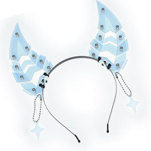 Acryl-Punk-Haarband mit festem Tierzahngriff, Cosplay-Stirnband, Haarzubehör, Party-Kopfbedeckung für Modepersonen von PEPWE