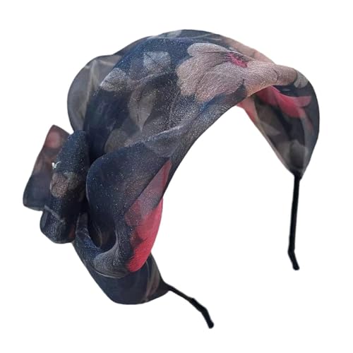 Anspruchsvoller Damen-Fascinator mit Schleifen, Perlen, Halloween, Haarreif, Dekoration für Bankette und besondere Anlässe von PEPWE