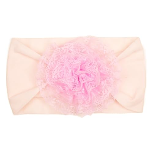 Baby-Blumen-Charm-Stirnbänder, Haarband, handgefertigt, Turban-Kopfbedeckung, dekorativer Haarschmuck für Neugeborene, Foto-Requisiten von PEPWE