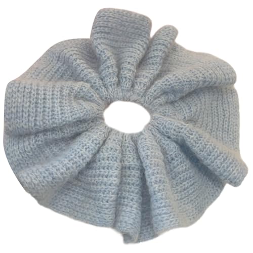 Gestrickte Haargummis, elastische Haargummis, französische Haarschlaufe für elegante Hochsteckfrisuren, geeignet für dickes und dünnes Haar von PEPWE