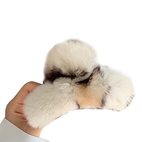 Große Haarklammer aus Plüsch, Haarklammer, modisches Accessoire für Damen, Schmuck-Clips für Damen, dick für dicke Haarspangen, Styling-Abschnitte Große Haarklammer aus Plüsch, Haarklammer, modisches Accessoire für Damen, Schmuck-Clips für Damen, dick für dicke Haarspangen, Styling-Abschnitte von PEPWE