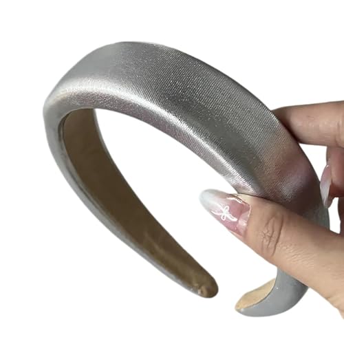 Haargummi, dick, metallisch, übergroß, elegant, Pferdeschwanz-Halter für Damen von PEPWE