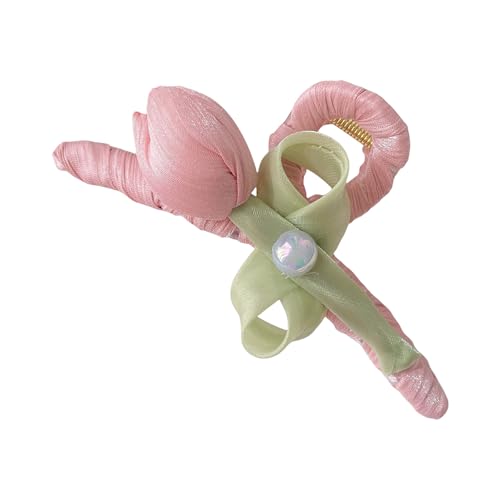 Modische Blumen-Haarspange aus Stoff, Uniuqe, Kopfbedeckung, Haar-Accessoire, Hiarpin für mehr Raffinesse zu Ihrem Look von PEPWE