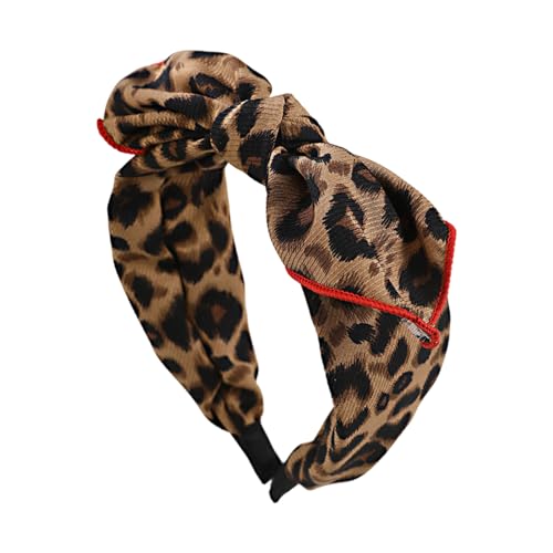Modisches Leopardenhaarband, leicht, elastisch, stilvolle Kopfbedeckung, Damen-Haarschmuck von PEPWE