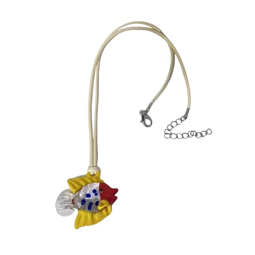 Multifunktionale Fisch-Halskette, verstellbare Kette, eleganter Anhänger, geeignet für modische Liebhaber, Geschenk, Themen-Zubehör, Einheitsgröße, Wie beschrieben, Wie beschrieben Multifunktionale Fisch-Halskette, verstellbare Kette, eleganter Anhänger, geeignet für modische Liebhaber, Geschenk, Themen-Zubehör, Einheitsgröße, Wie beschrieben, Wie beschrieben von PEPWE