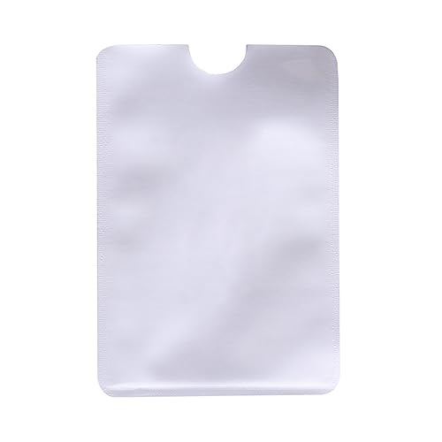 PEPWE Business Kreditkartenetui Blocking Sleeve Protector Shield Holder f, farblos, 9.1x6.3cm/3.58x2.48'', Transparent von PEPWE