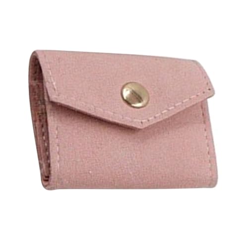 PEPWE Kleine Ohrringbeutel, Schmuck-Organizer, kleine Ohrring-Taschen, Schmuck-Aufbewahrungstasche, Mikrofaser-Textur für modische Frauen von PEPWE