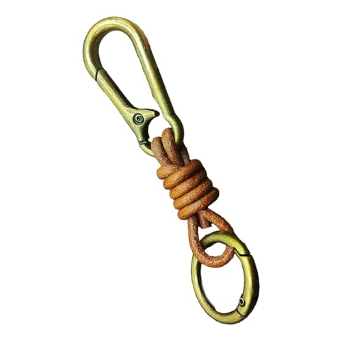 PEPWE Modischer Schlüsselhalter Autoschlüssel Anhänger Leder Schlüsselringe Stilvolles Schlüsselzubehör für Autoschlüssel und Anhänger von PEPWE