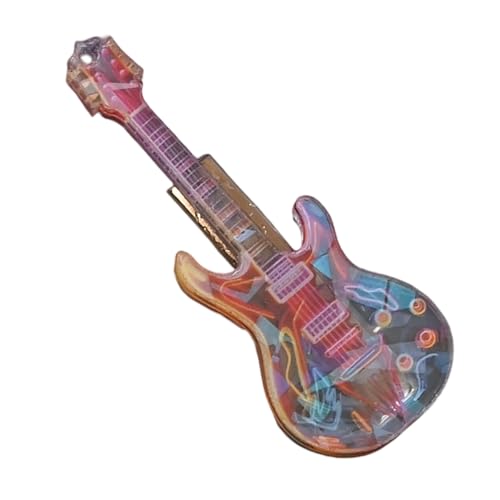 PEPWE Realistische Gitarren-Haarspange, leicht, modisch, zarte Haarnadel für Musikliebhaber und Modeliebhaber PEPWE Realistische Gitarren-Haarspange, leicht, modisch, zarte Haarnadel für Musikliebhaber und Modeliebhaber von PEPWE