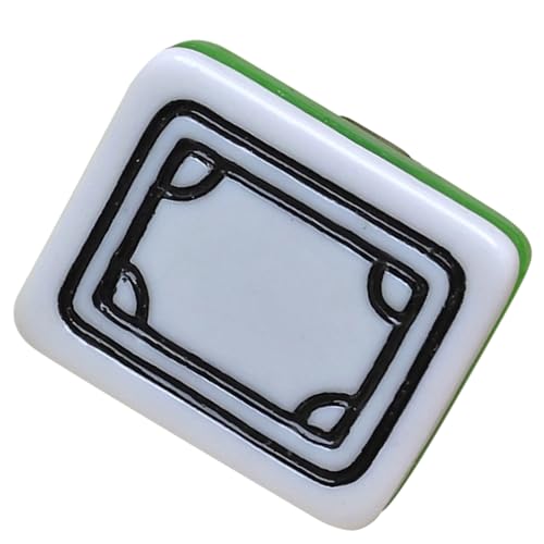 Stilvolle Haarnadel aus Harz, Mahjong-Form, Glück, Persönlichkeit, Haarnadel für Spieleliebhaber und Trendsetter von PEPWE