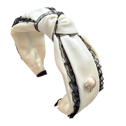 Stilvoller Spitzen-Haarreif, auffälliger Kopfschmuck, Kopfbedeckung für Make-up, Freizeitkleidung Stilvoller Spitzen-Haarreif, auffälliger Kopfschmuck, Kopfbedeckung für Make-up, Freizeitkleidung von PEPWE