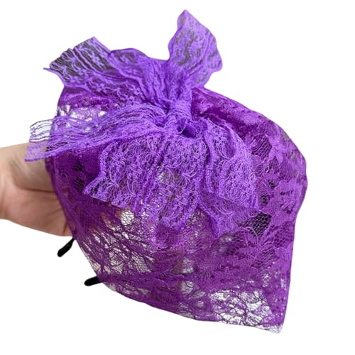 Vintage-Kopfbedeckung aus Spitze für Damen, Party-Haar-Accessoire, Kopfschmuck für Mode zu Abend Party Make-up von PEPWE