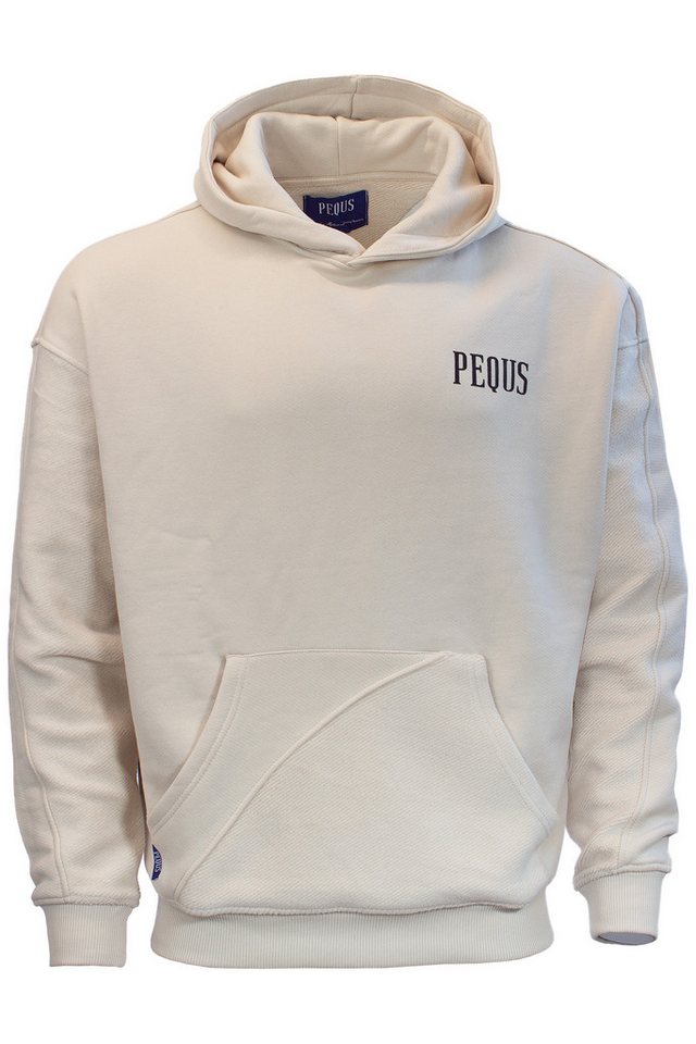 PEQUS Kapuzenpullover Pequs Herren Split Hoodie Oversize Kapuzenpullover Kapuzensweater von PEQUS