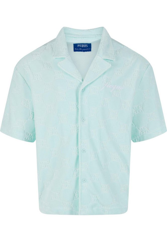PEQUS Langarmhemd PEQUS PEQUS Chest Logo Monogram Frottee Shirt (1-tlg) von PEQUS