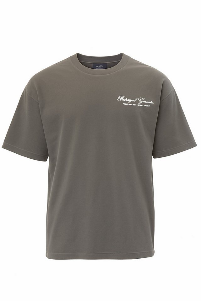 PEQUS Print-Shirt Pequs Herren T-Shirt TS 149 - Statement (1-tlg) Betrayed Serie von PEQUS