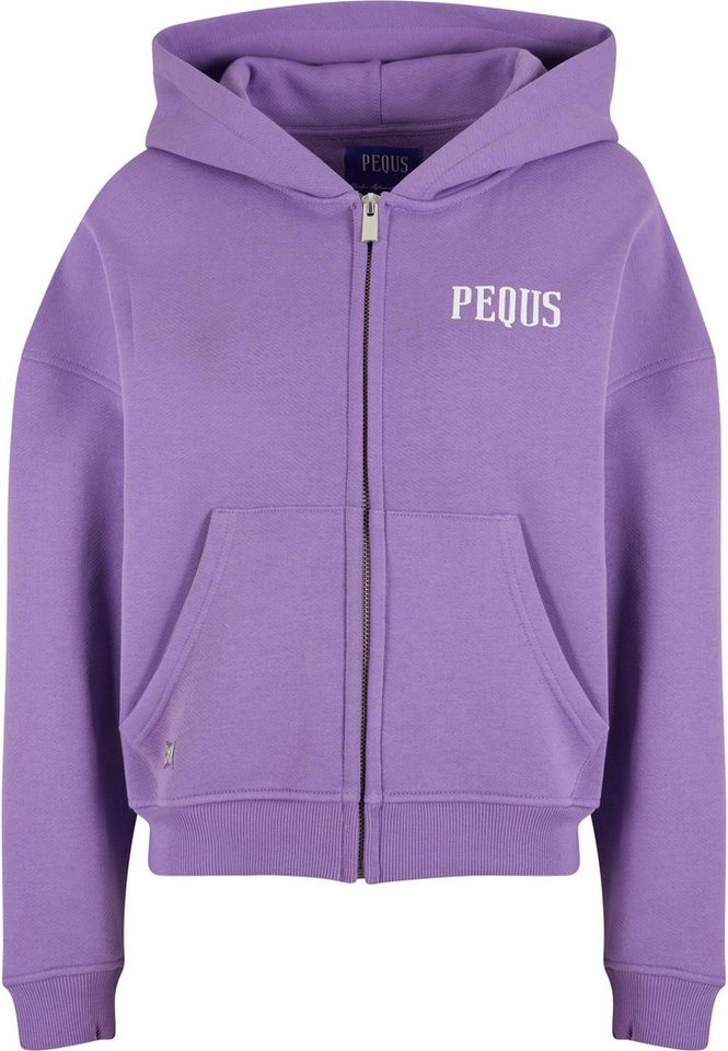 PEQUS Sweatjacke PEQUS PEQUS Back Logo Zip-Hoodie von PEQUS
