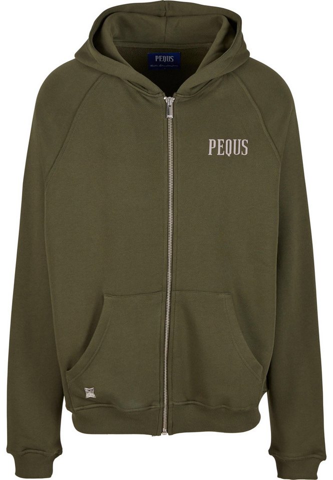 PEQUS Sweatjacke PEQUS PEQUS Back Logo Zip-Hoodie von PEQUS