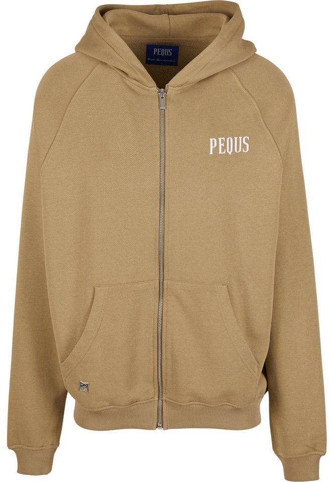 PEQUS Sweatjacke PEQUS PEQUS Back Logo Zip-Hoodie PEQUS Sweatjacke PEQUS PEQUS Back Logo Zip-Hoodie von PEQUS