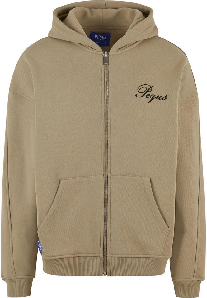 PEQUS Sweatjacke PEQUS PEQUS Handwritten Logo Zip Hoodie PEQUS Sweatjacke PEQUS PEQUS Handwritten Logo Zip Hoodie von PEQUS