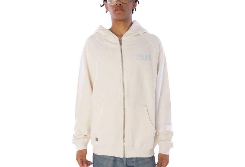 PEQUS Sweatjacke Ziphoodie Pequs Back Logo von PEQUS