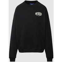 PEQUS Sweatshirt mit Label-Print Modell 'Mythic Chest' in Black, Größe XL von PEQUS